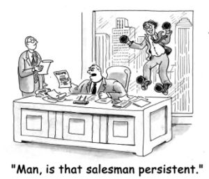 Man, is that salesman persistent